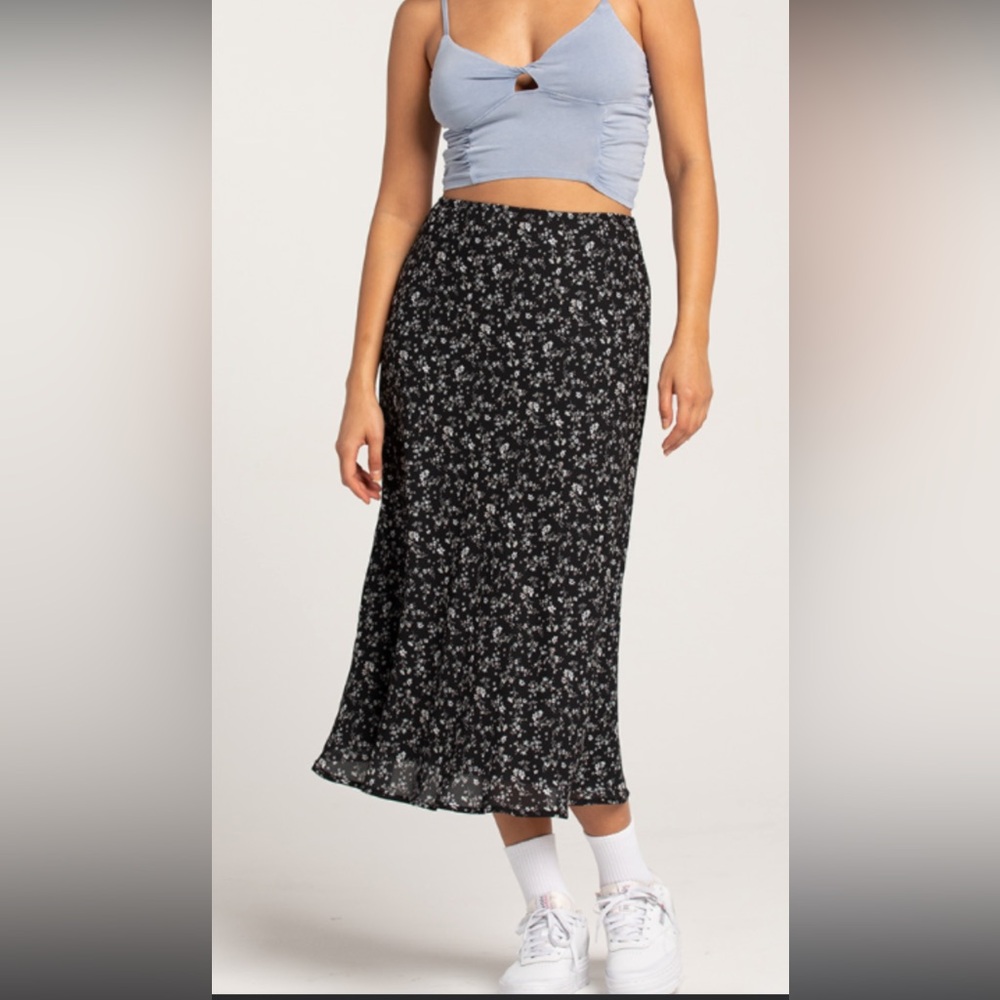 Floral Midi Skirt